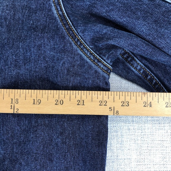 SR vs Sandrine Rose The Virgin Label Tres' Cool Denim Jean Blazer Jacket Small - Picture 6 of 12